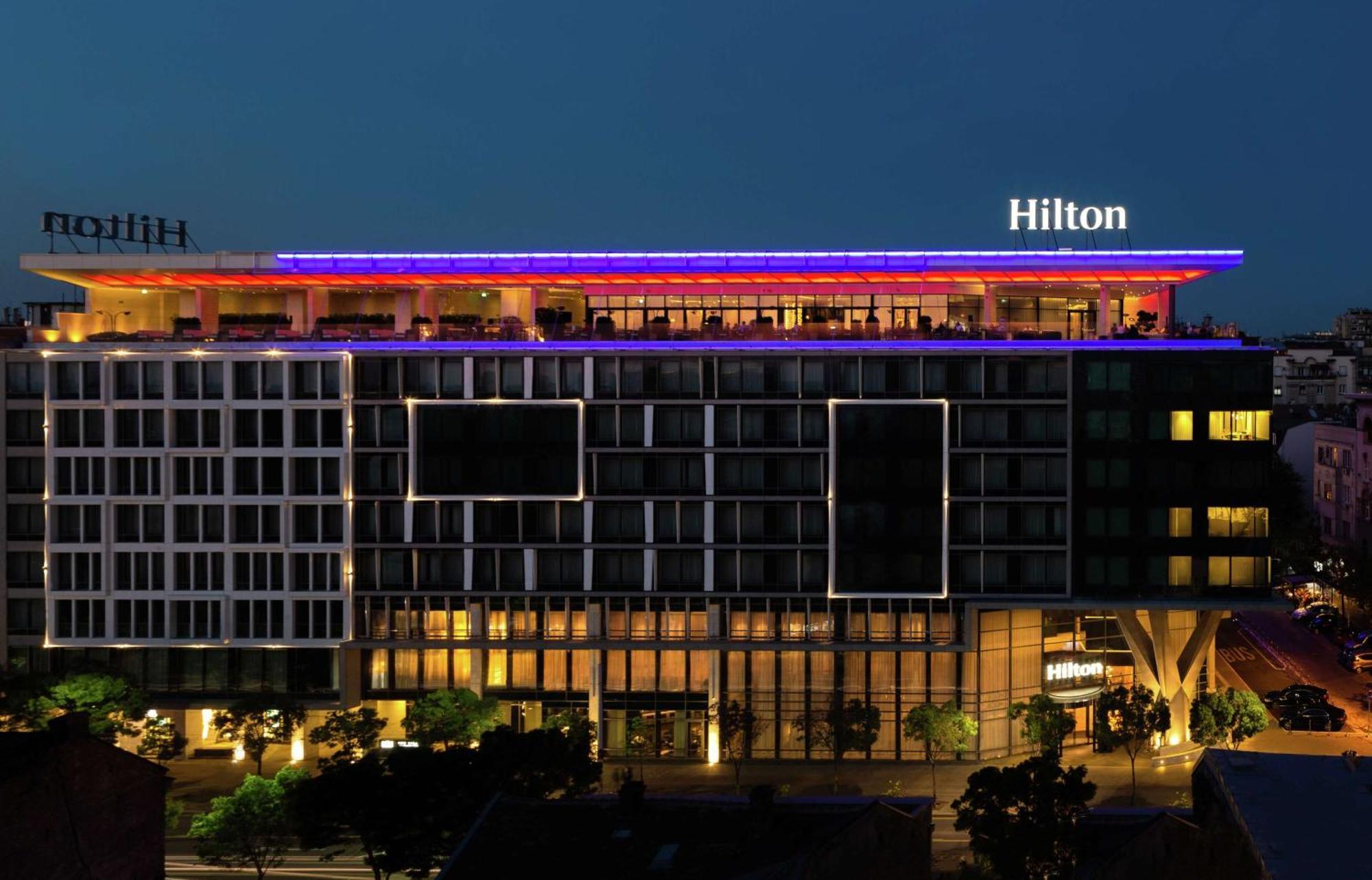 Hotel Hilton Belgrado Esterno foto